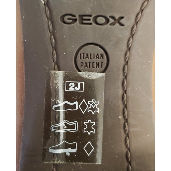 Geox Pespira Womens Pointy Toe Flats Shoes Snake Leather Rose Taupe 37 - Picture 8 of 11